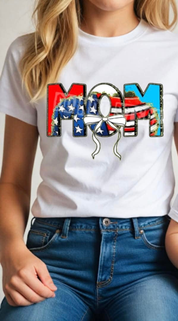 Mom patriotic (C’s) 100058 DTF transfer