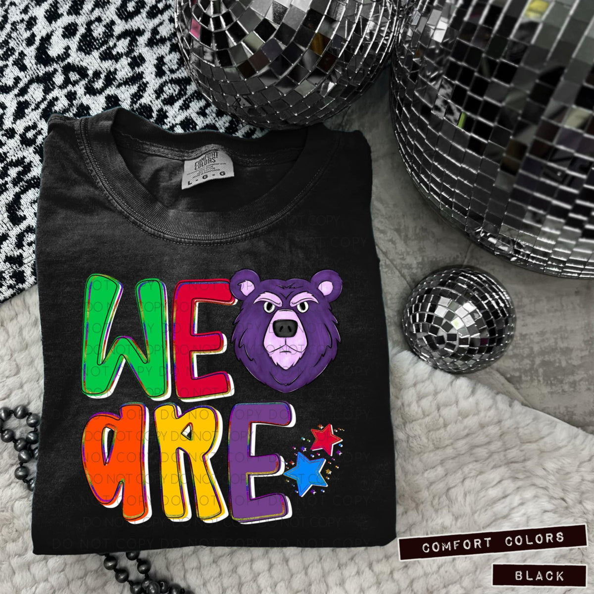 We are bears purple (Caplinger) 100668 DTF transfer