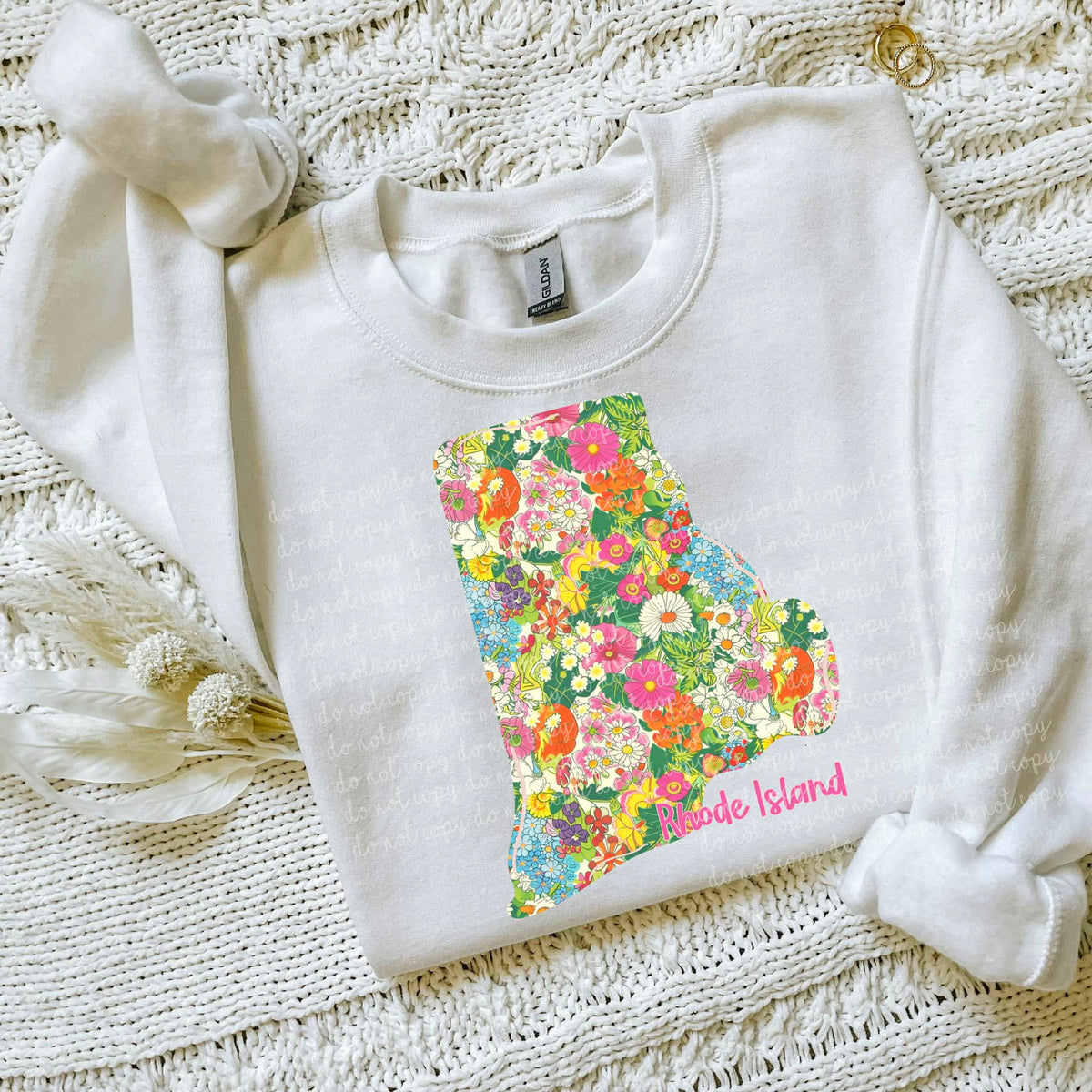 Rhode Island florals (MMD) DTF Transfer