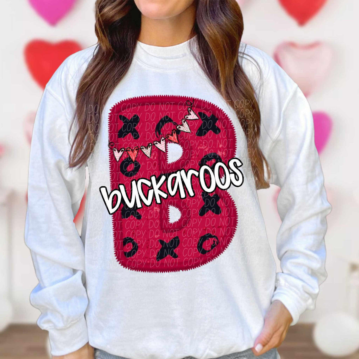 B buckaroos valentine (CITY) 79018 DTF transfer