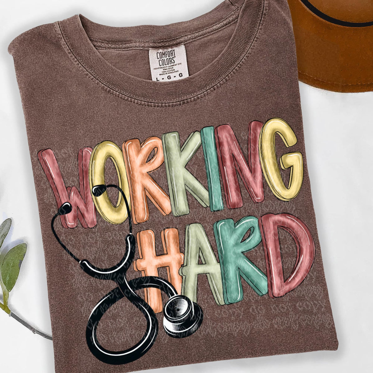 Working hard nurse (TTD) 91531 DTF transfer