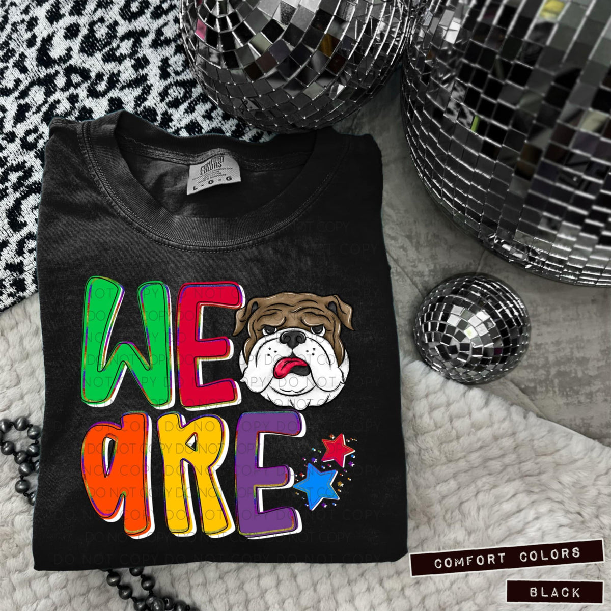 We are bulldogs (Caplinger) 100828 DTF transfer