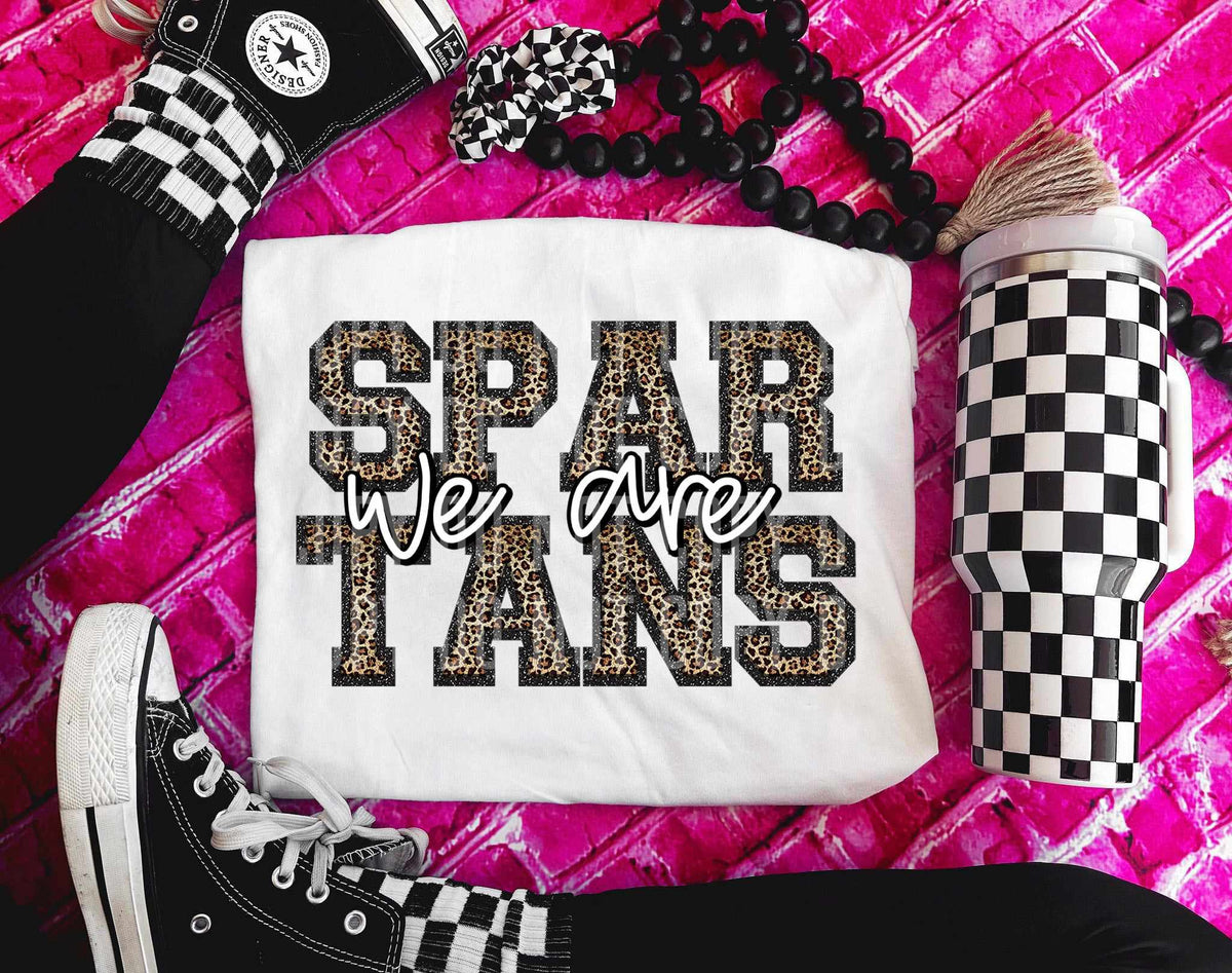 We are Spartans leopard filled (caplinger) 70971 DTF transfer