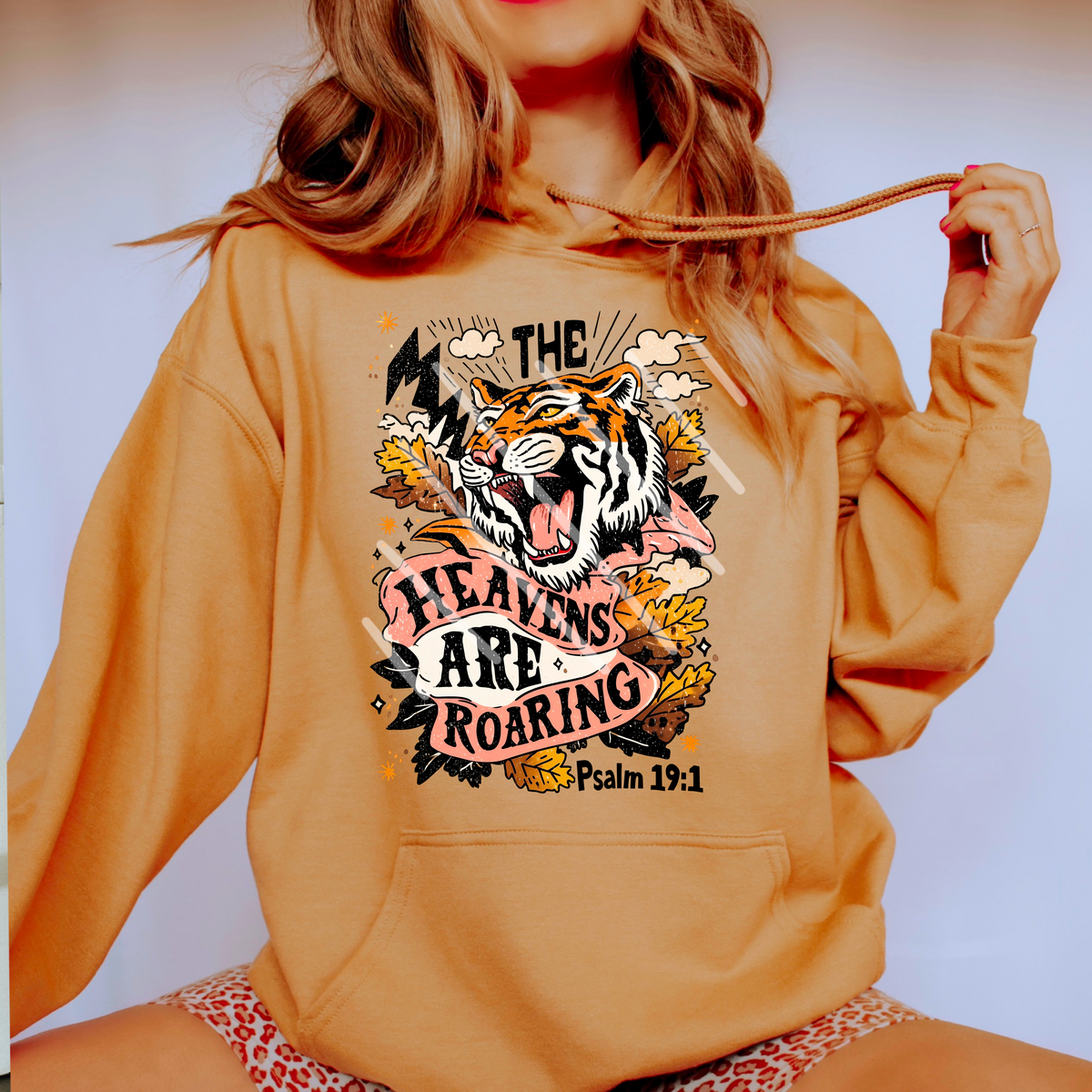 The Heavens are Roaring Tiger 110929 DTF transfer