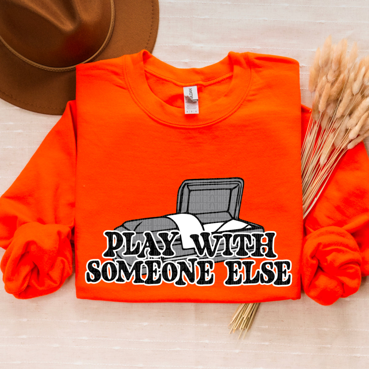 Play with someone else casket 91753 DTF transfer