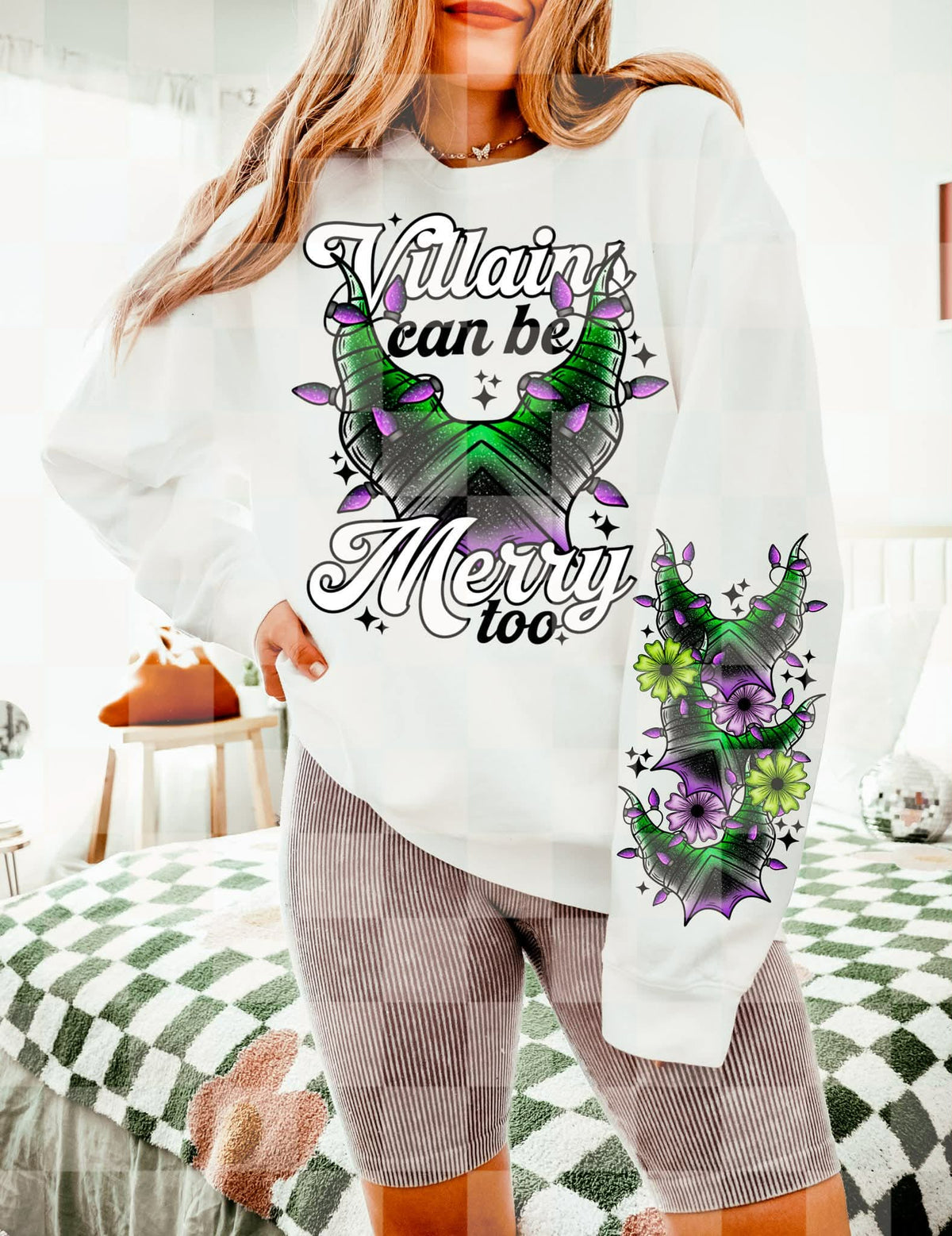 Villains can be merry (front only) (unhinged) DTF transfer