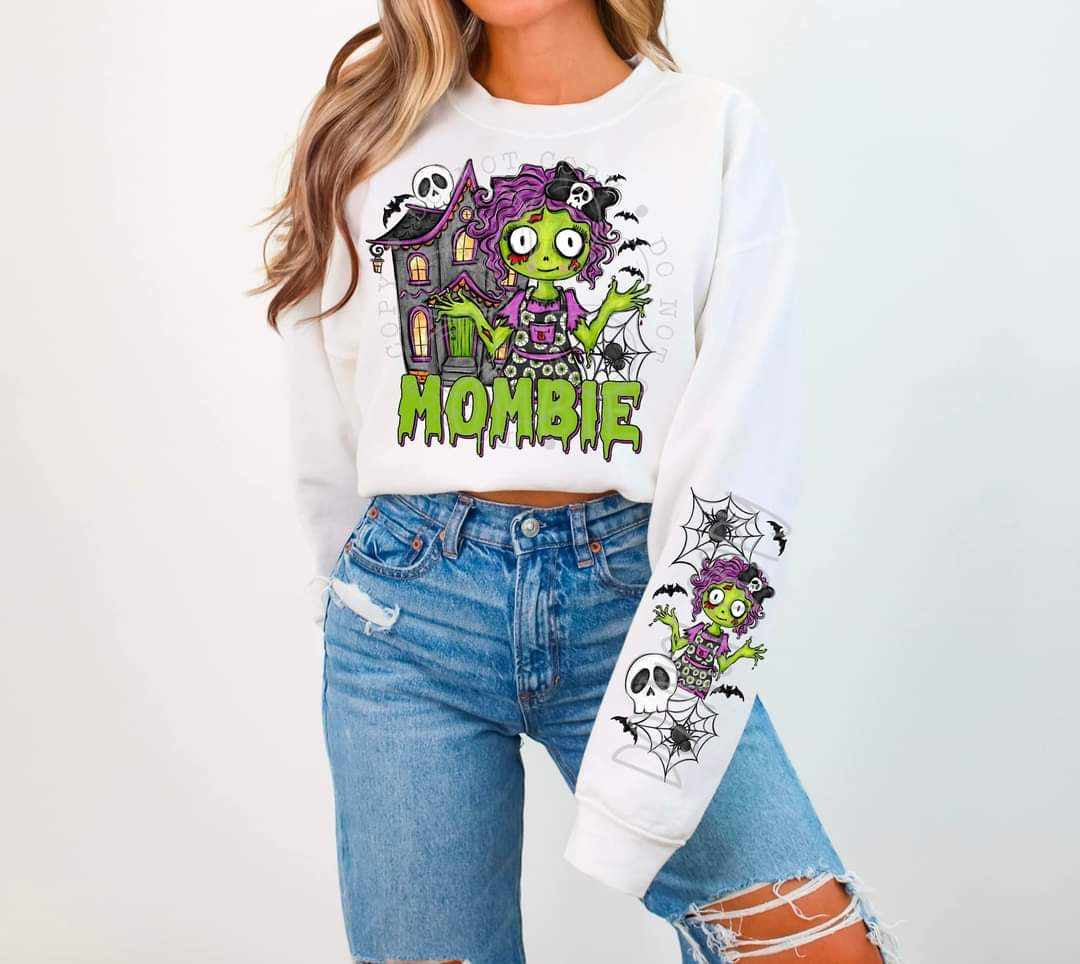 Mombie character FRONT ONLY 53680 DTF transfer