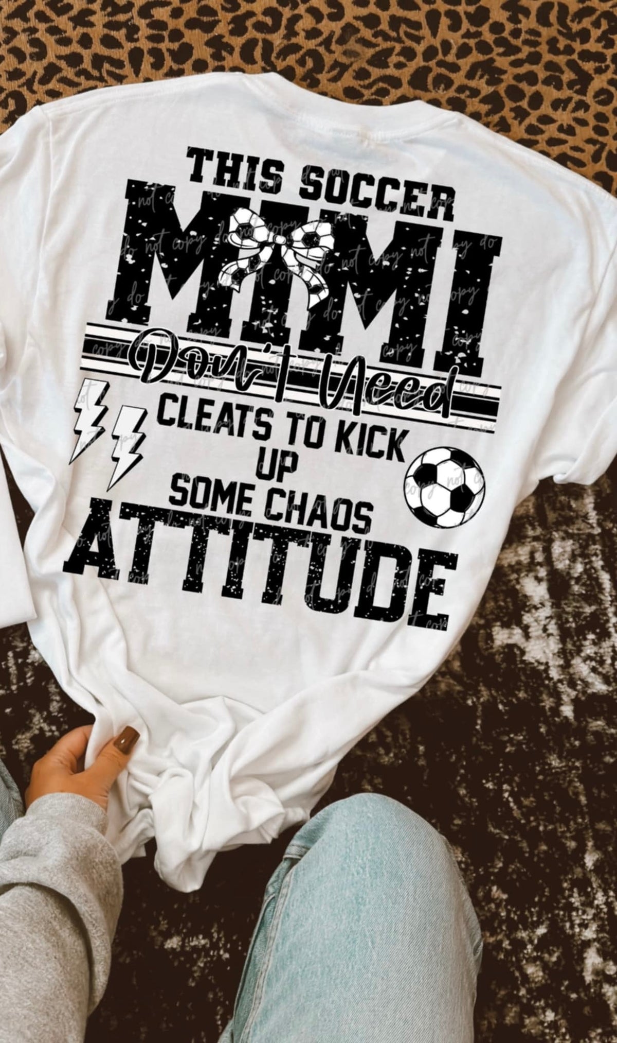 This soccer Mimi don’t need cleats to kick up some chaos attitude BOW (VIRGO) 90614 DTF transfer