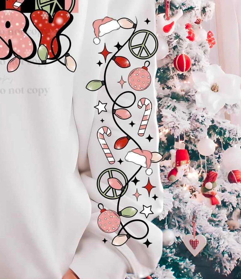 Tis the season to be merry sleeve (CSC) 55605 DTF transfer