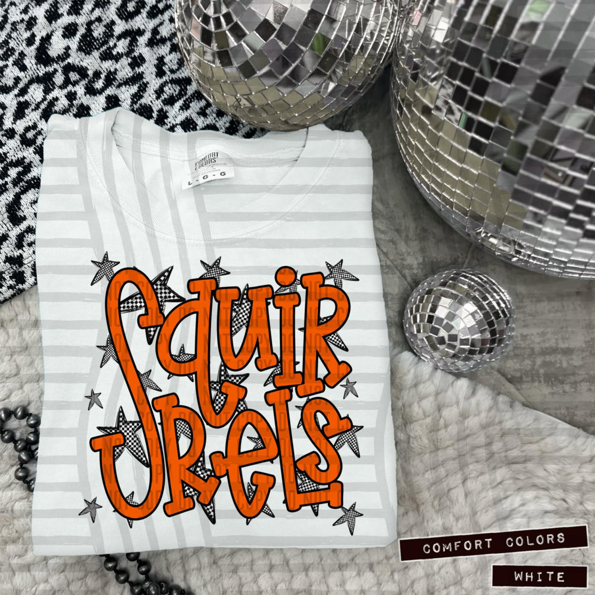 Orange Staggered Mascots (Caplinger)