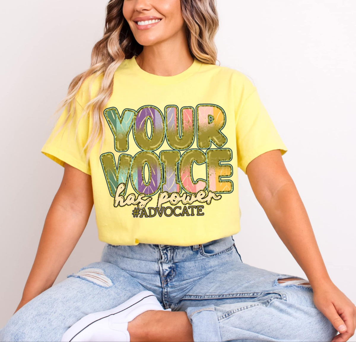 Your voice has power 94070 DTF transfer