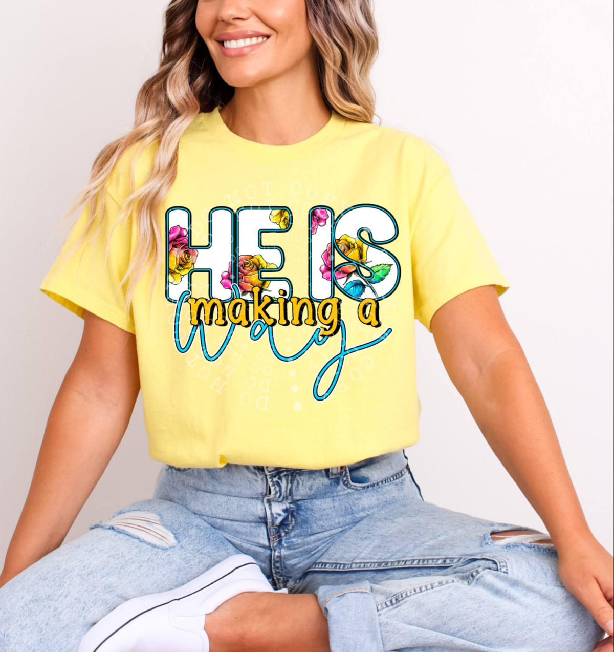 He is making a way 99941 DTF transfer