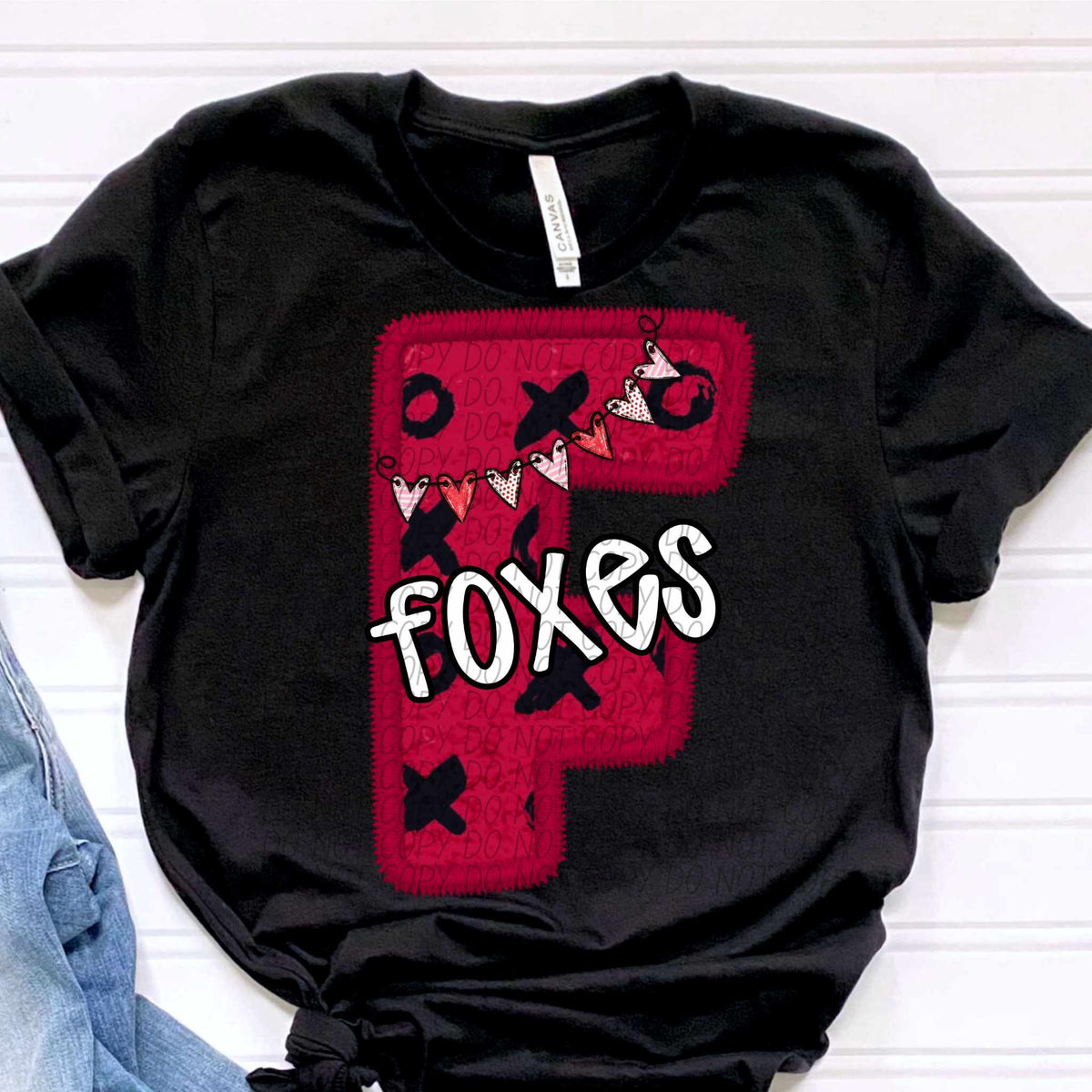 F foxes valentine (CITY) 79022 DTF transfer