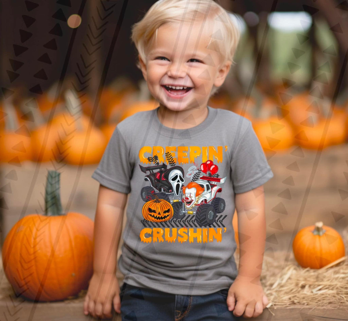 Creepin Crushin horror trucks (TGG) DTF transfer