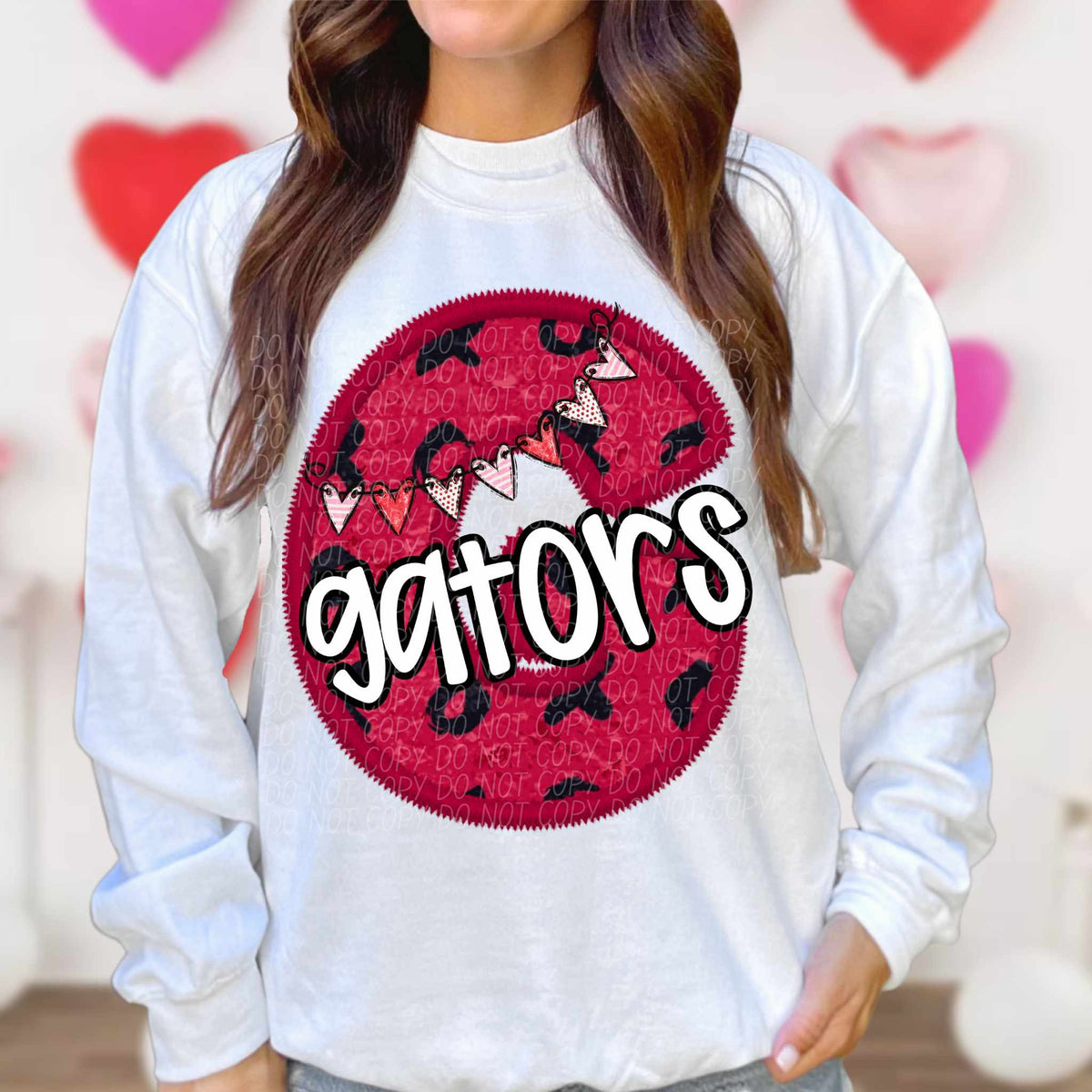 G gators valentine (CITY) 79034 DTF transfer