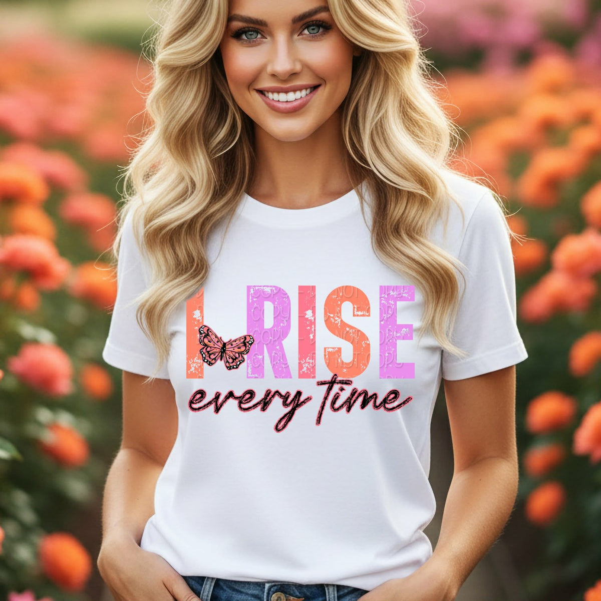 I rise every time butterfly (DWS) Sunday special DTF transfer