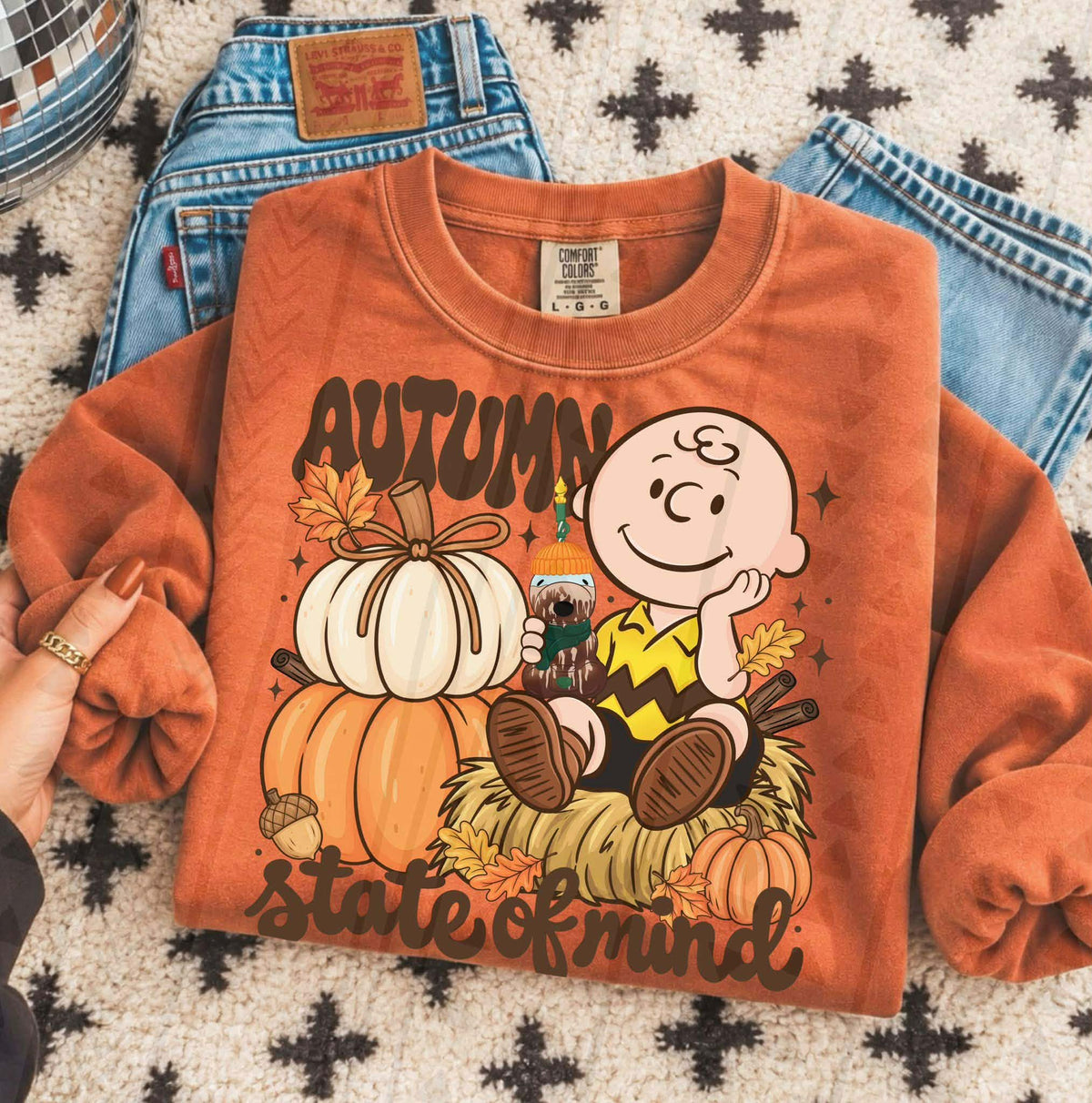 Autumn state of mind Sunday Special DTF transfer