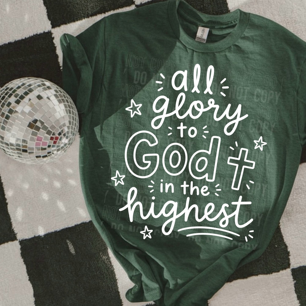 All glory to God in the highest (SBB) DTF Transfer