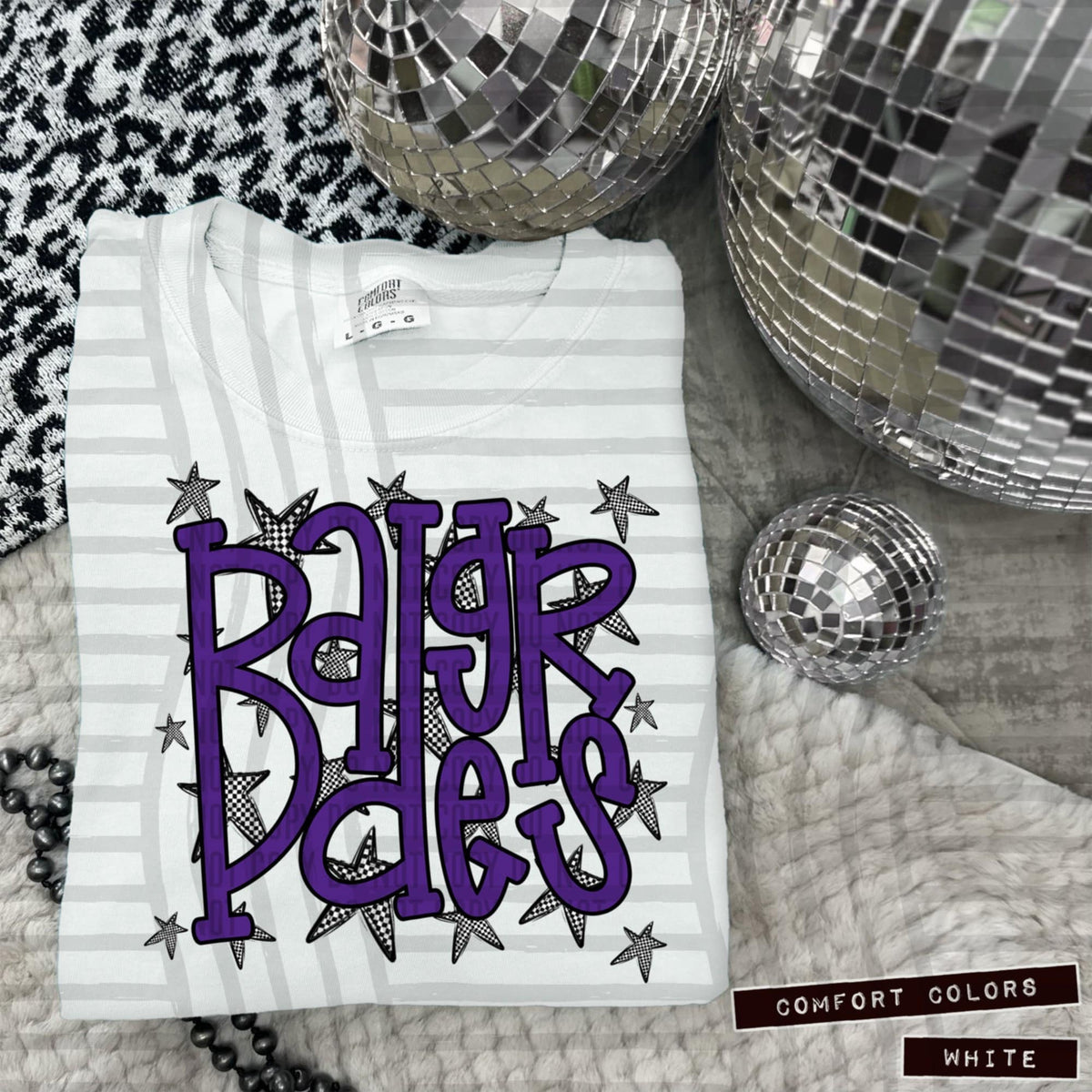 Purple Staggered Mascots (Caplinger)