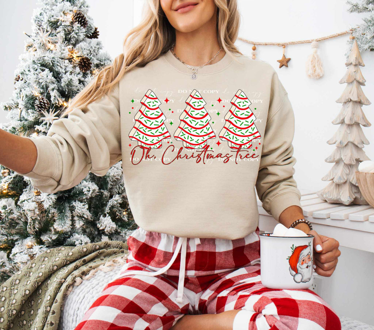 Oh Christmas tree cakes 70188 DTF transfer