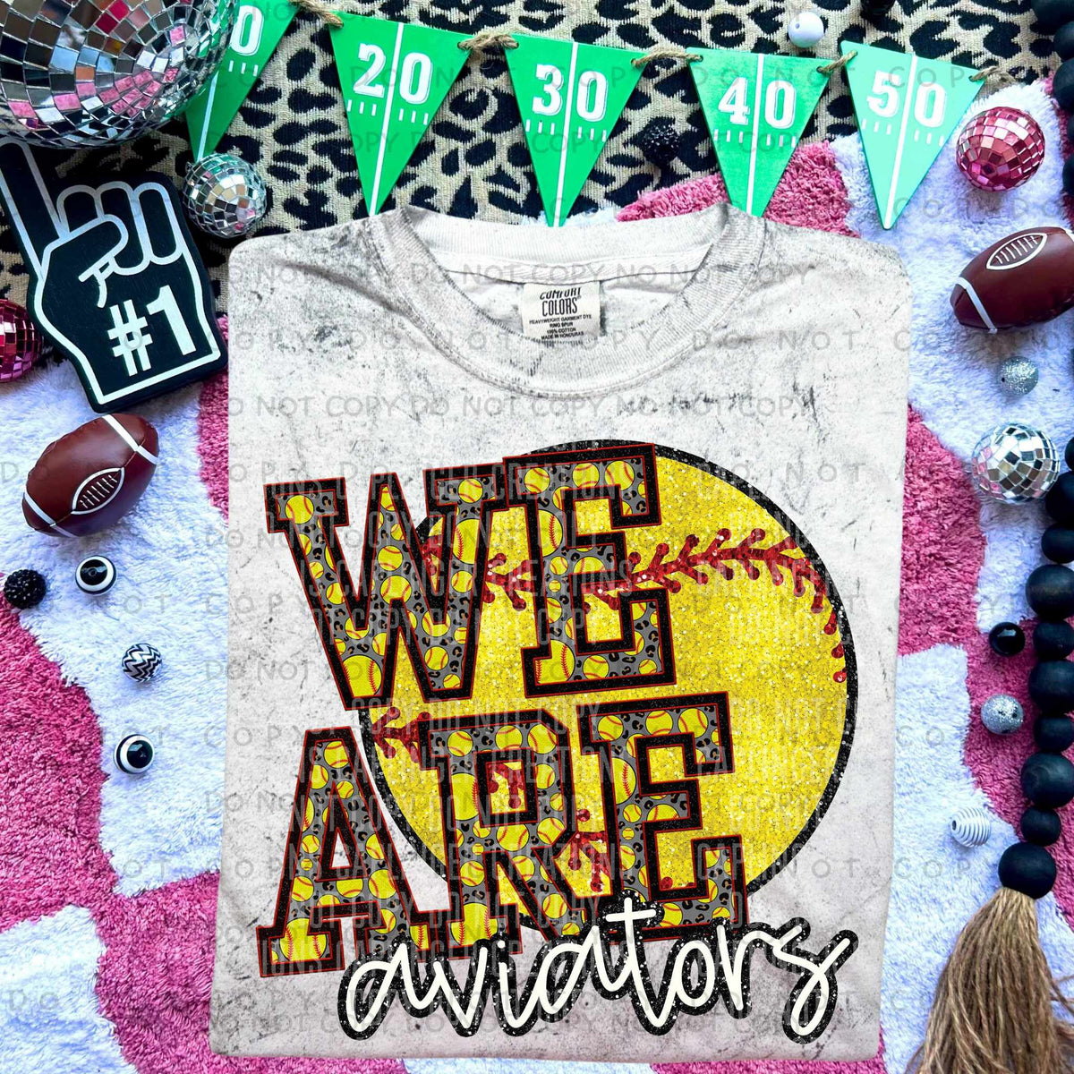 We are aviators softball (Caplinger) 79904 DTF transfer