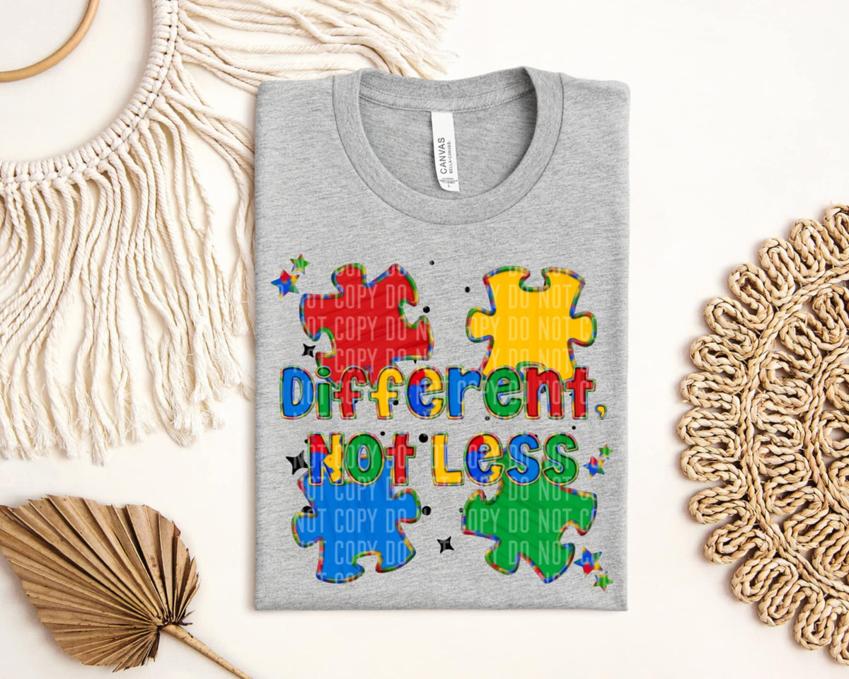 Different not less (Caplinger) 87128 DTF transfer