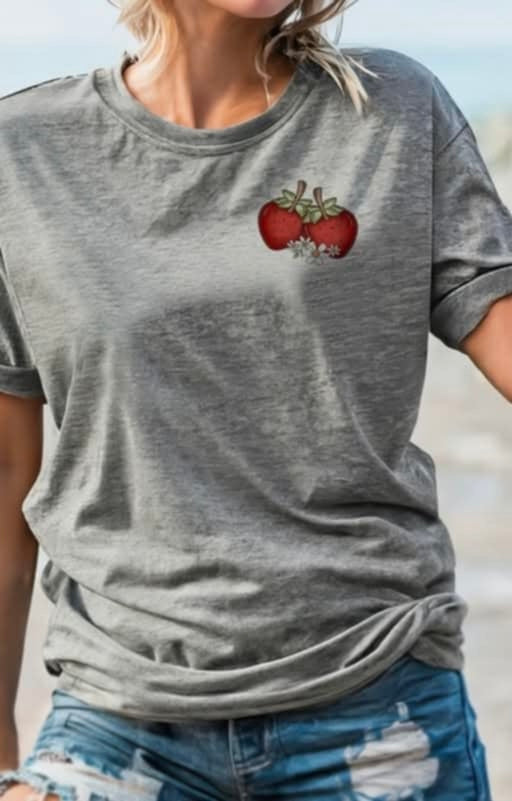 Strawberry festival pocket (S&G) 90195 DTF transfer