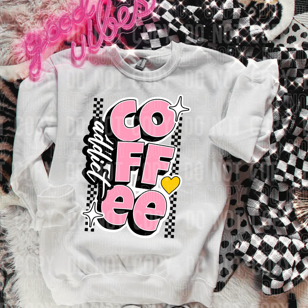 Coffee addict (SBB) 94703 DTF transfer