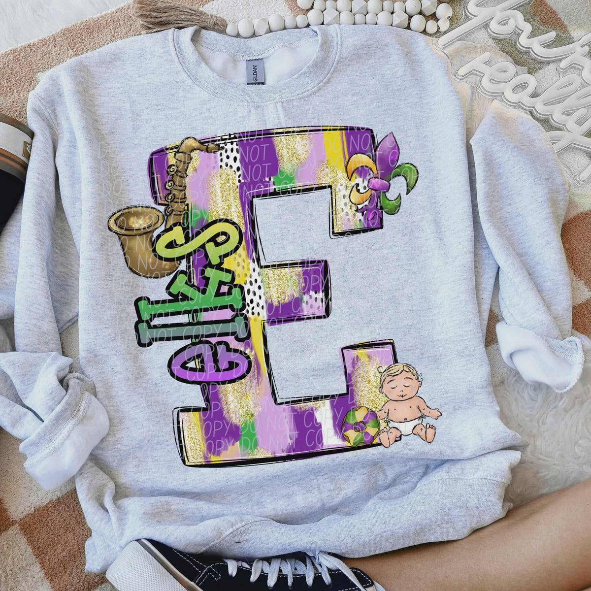 Elks Mardi Gras (city) DTF Transfer