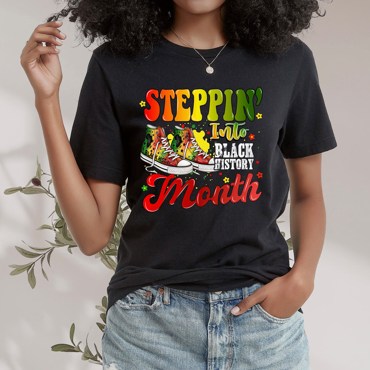 Stepping into black history month DTF Transfer