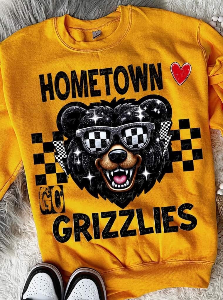 Hometown grizzlies (VIRGO) 55677 DTF transfer