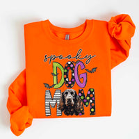 Spooky dog mom cocker spaniel 55532 DTF transfer