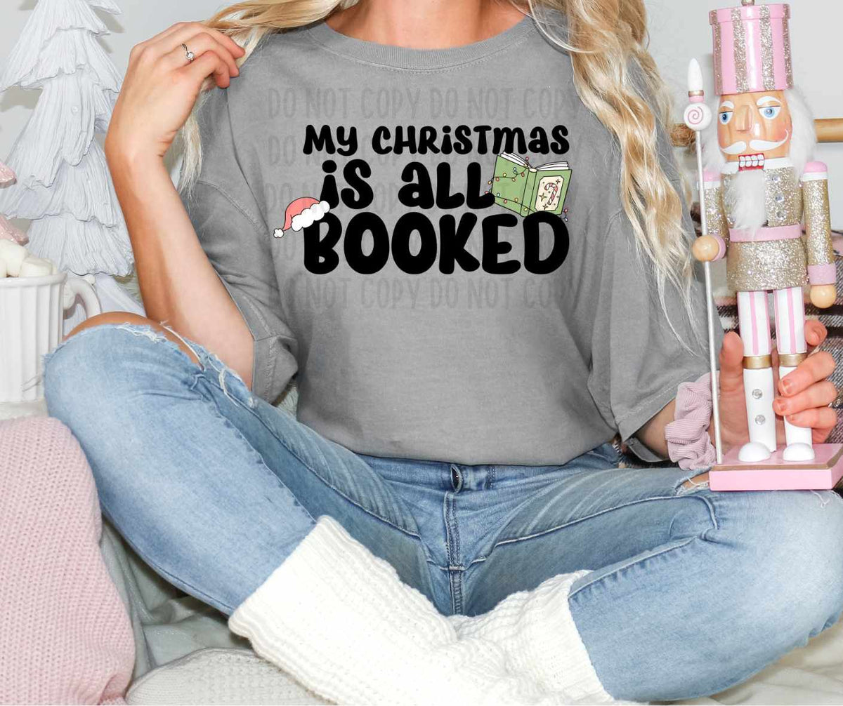 My Christmas is all booked (CANVI) 64979 DTF transfer