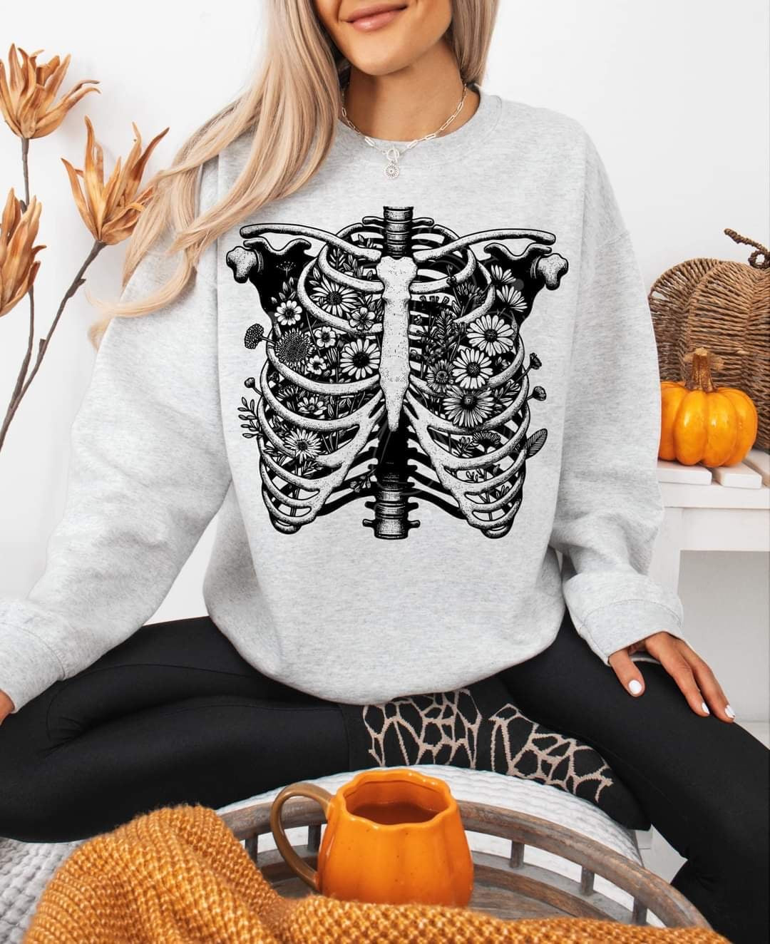 Floral ribs (LYTTLE) 58975 DTF transfer