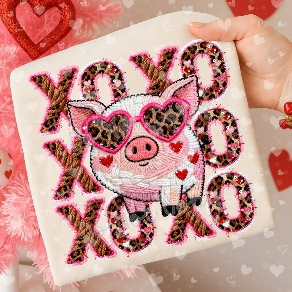 Xoxo pig (Virgo) DTF Transfer