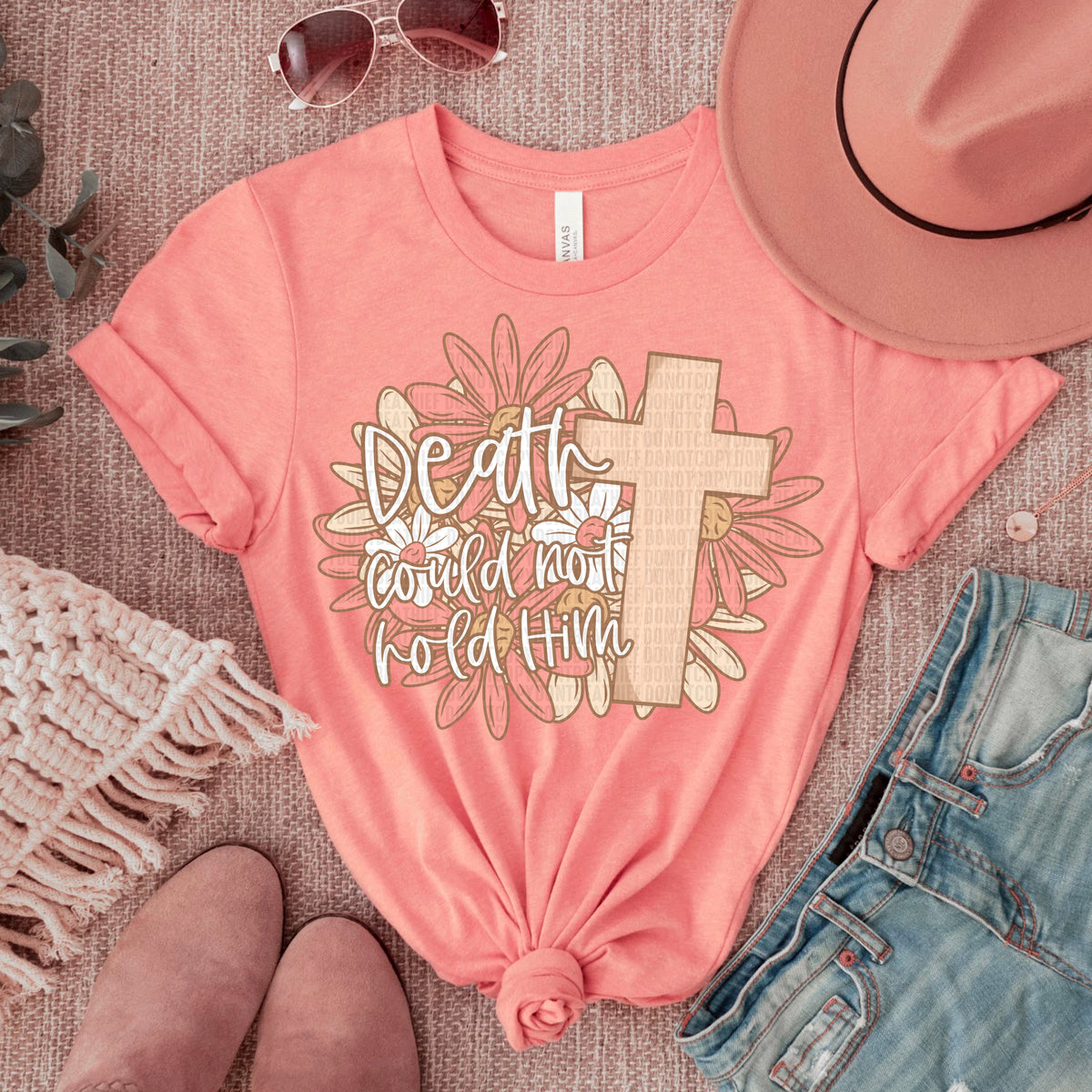 Death could not hold him 90444 DTF transfer