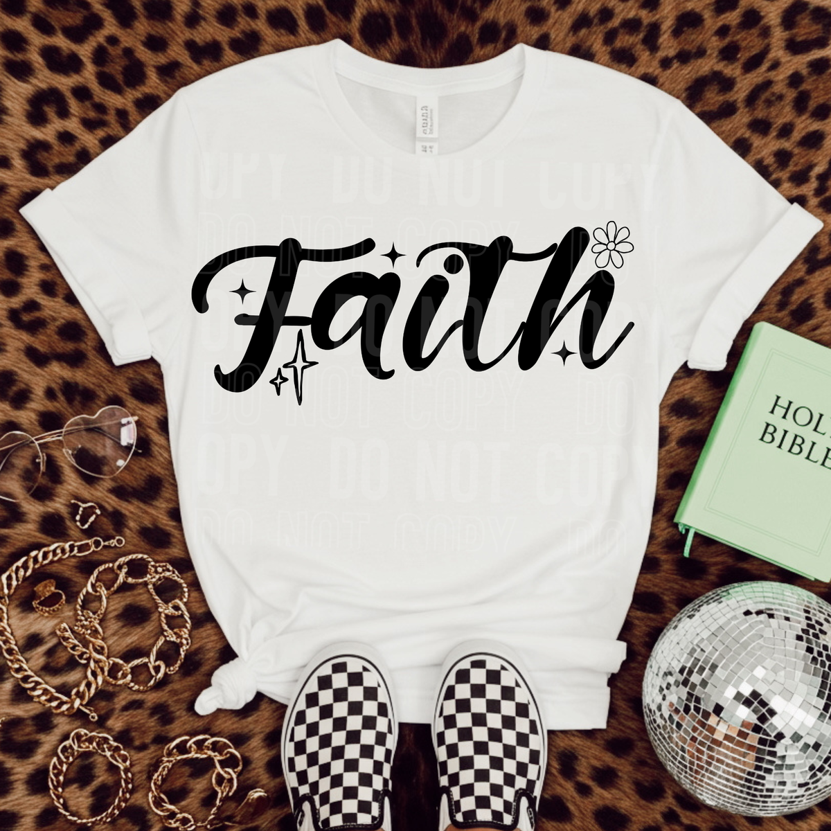 Faith BLACK cursive (SBB) DTF Transfer