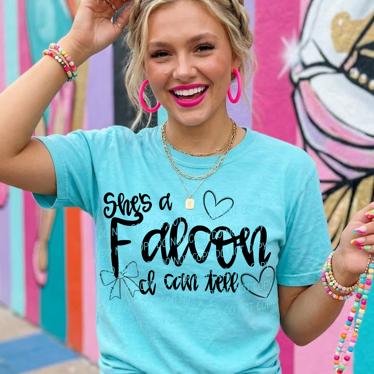 She's a Falcon - I can tell (CITY) DTF Transfer