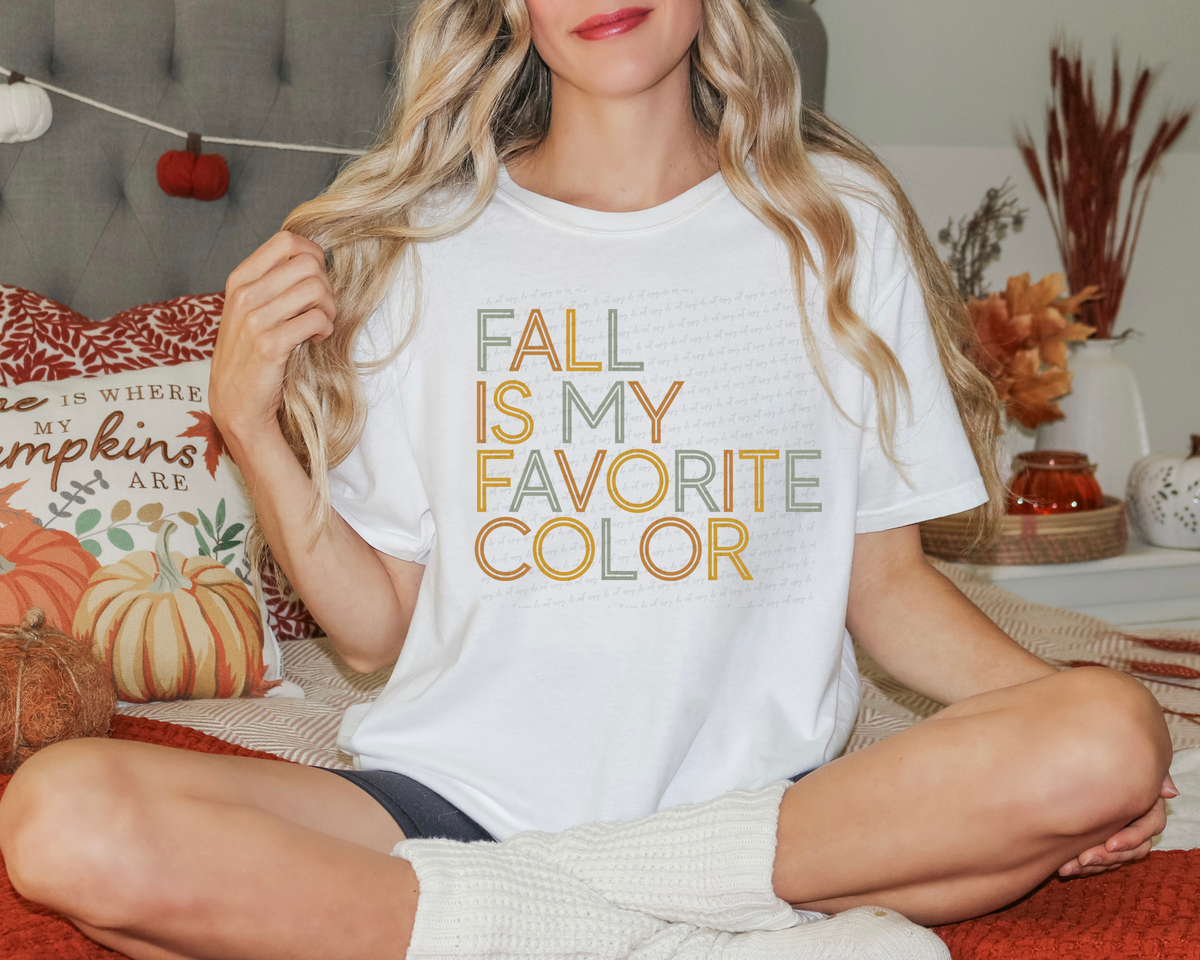 Fall Is My Favorite Color Retro 116390 DTF Transfer