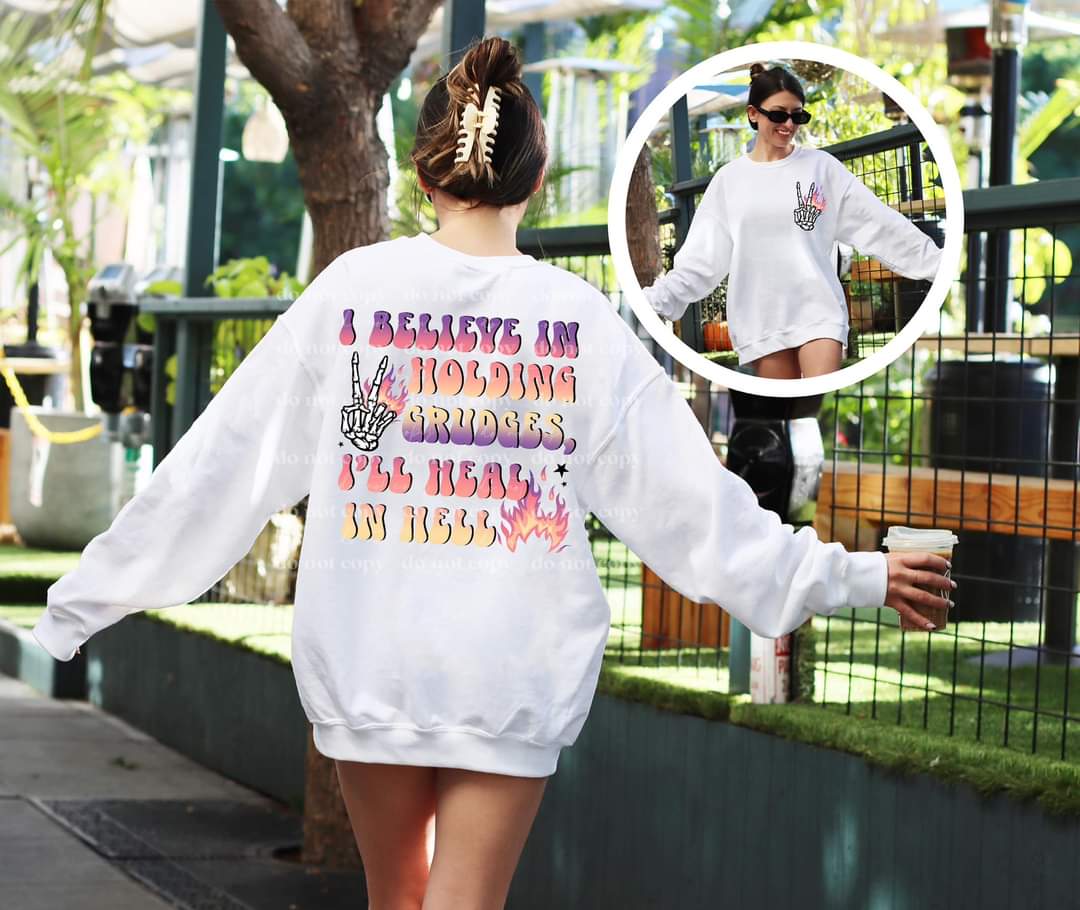 Grudges peace sign skellie POCKET ONLY  DTF TRANSFER