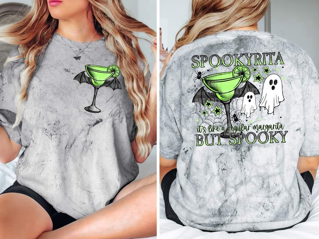 Spookyrita it's like a regular margarita but spooky BACK ONLY DTF TRANSFER