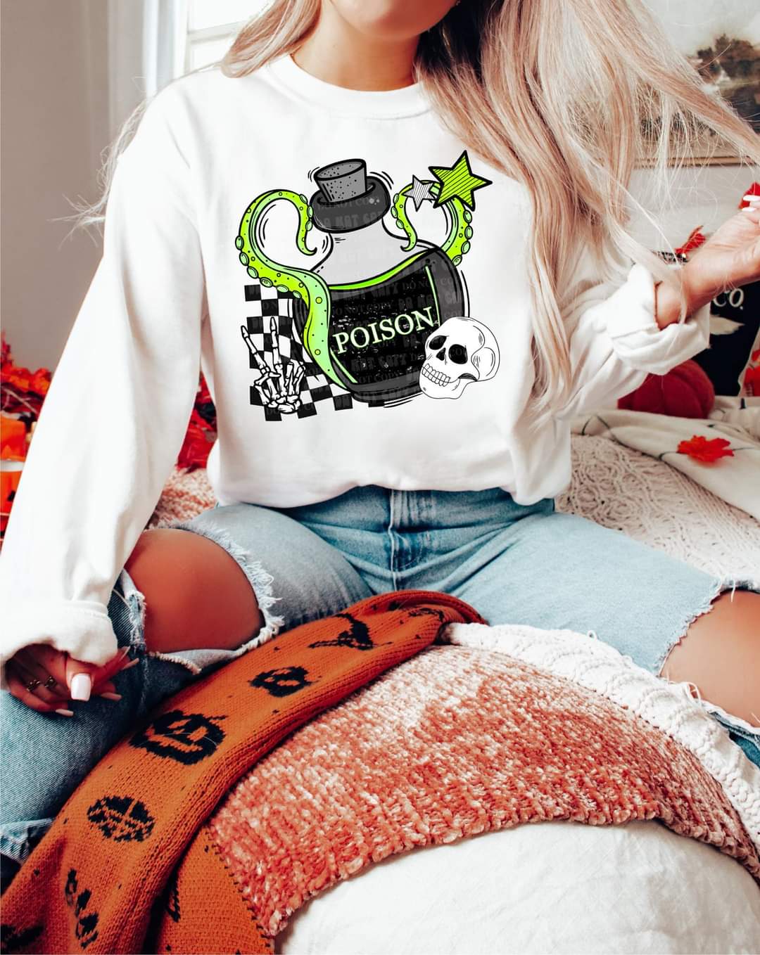 Poison GREEN COLOR DTF TRANSFER
