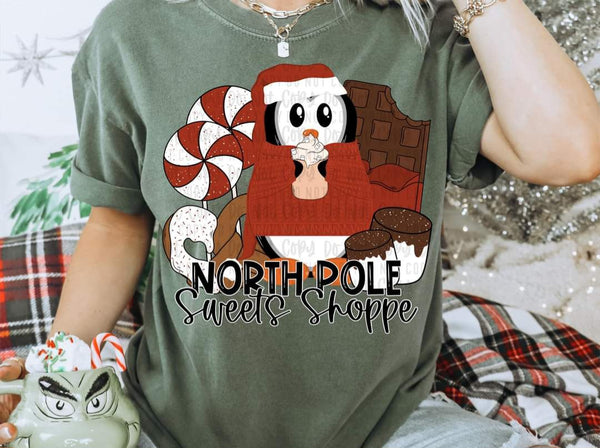 North pole Sweets Shoppe DTF TRANSFER