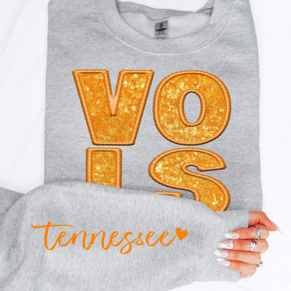 VOLS (ONLY) SEQUIN DTF TRANSFER