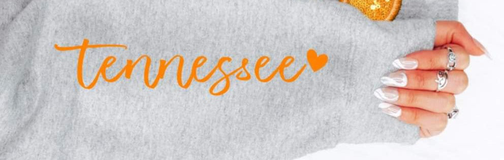 Tennessee writing with heart DTF TRANSFER