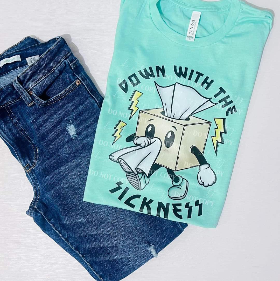 Down with the sickness DTF Transfer