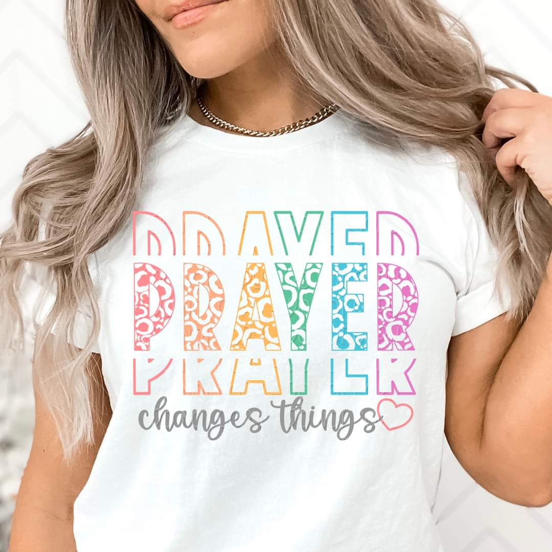 Leopard prayer changes things DTF transfer