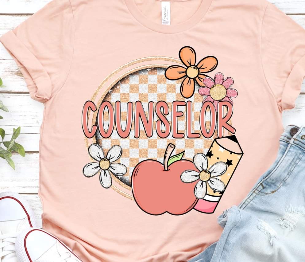 Counselor apple pencil (S&G) DTF Transfer