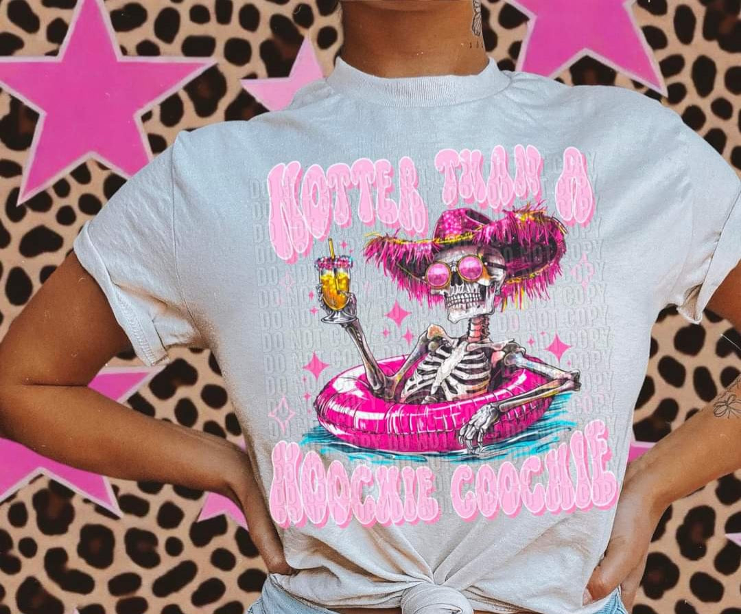 Hotter than a hoochie coaching skellie (crafti) DTF transfers