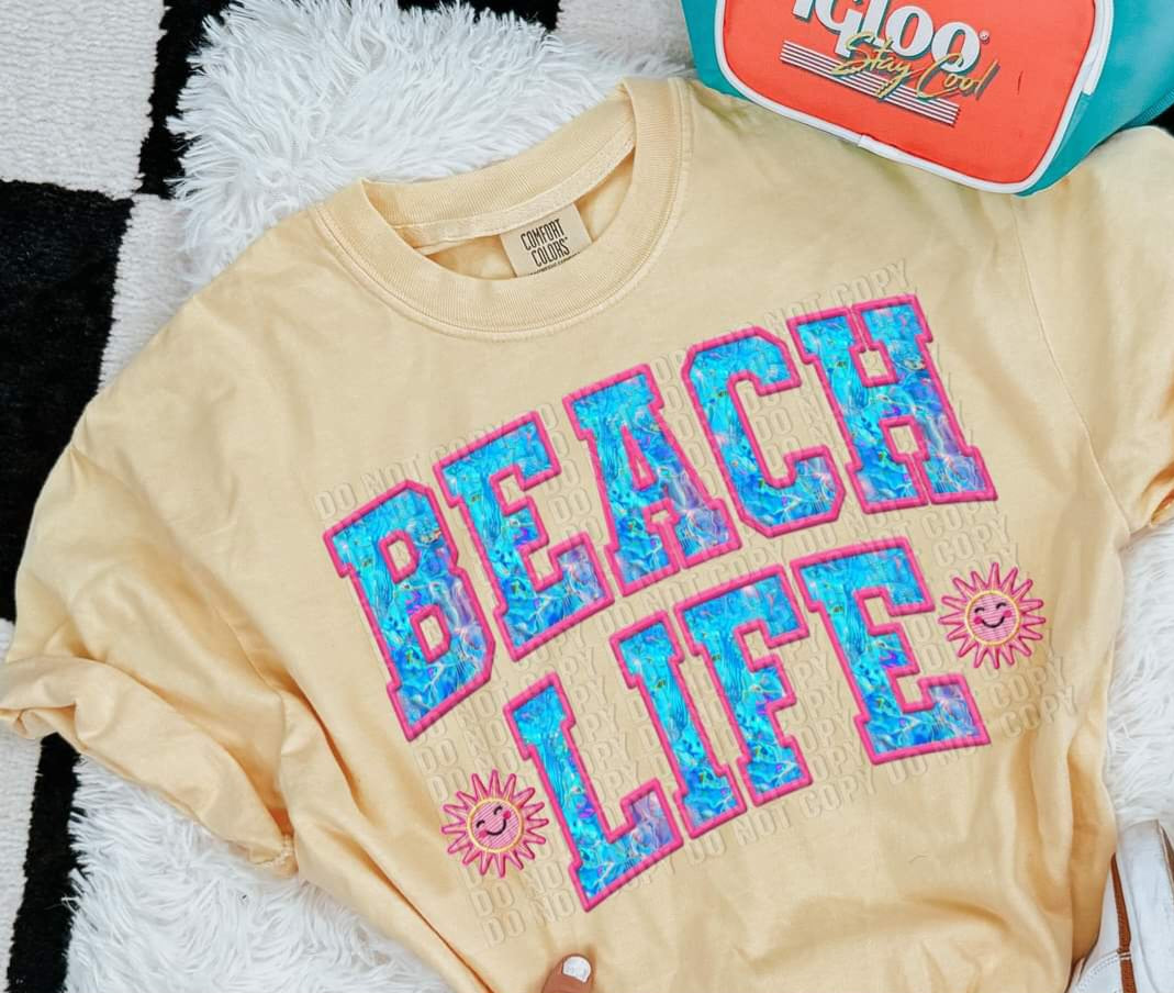 Beach life (crafti) DTF transfers